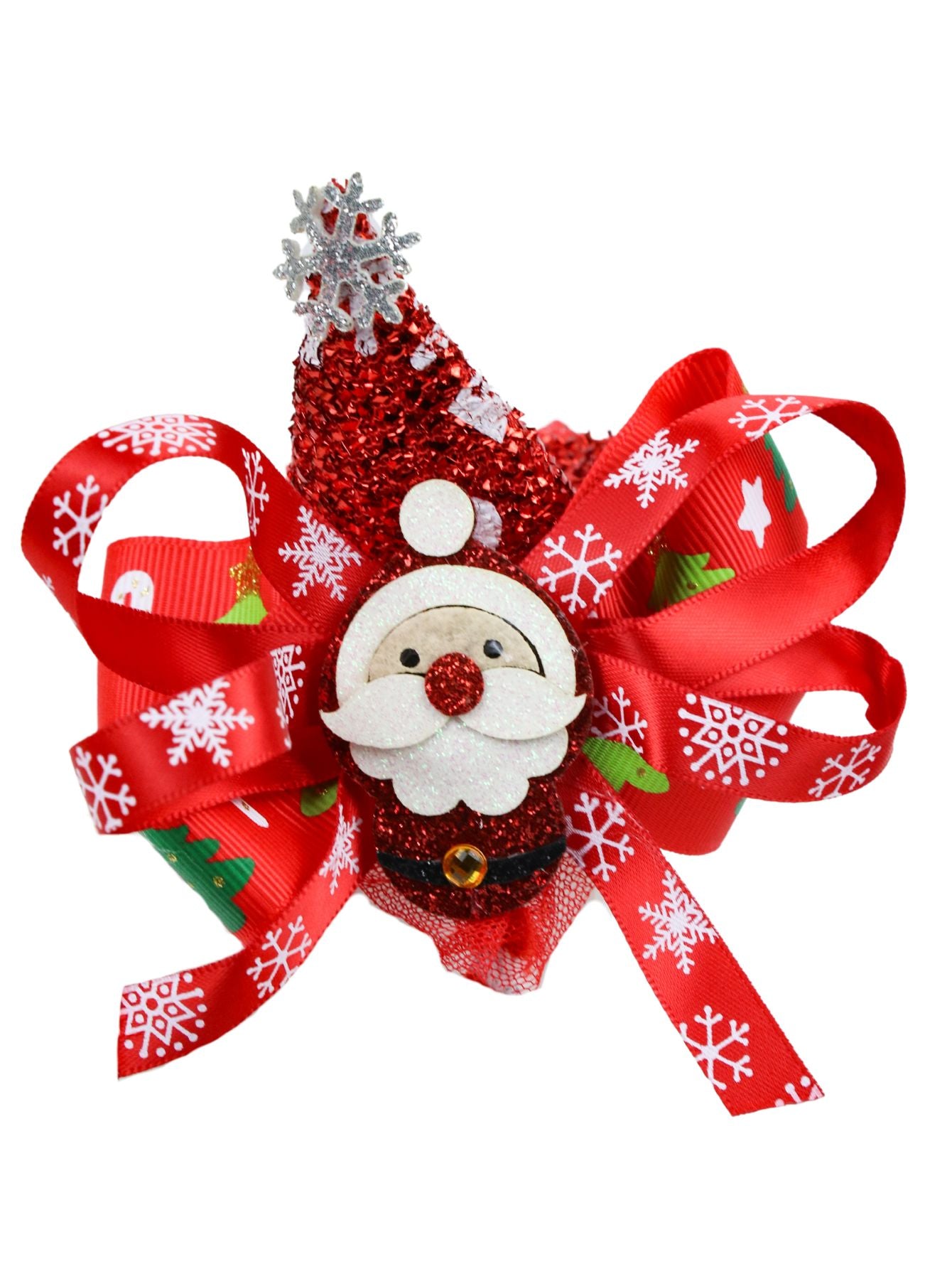 Docena de Elegantes Diademas Navideñas de Sombreritos con Astas de Reno Varios Personajes