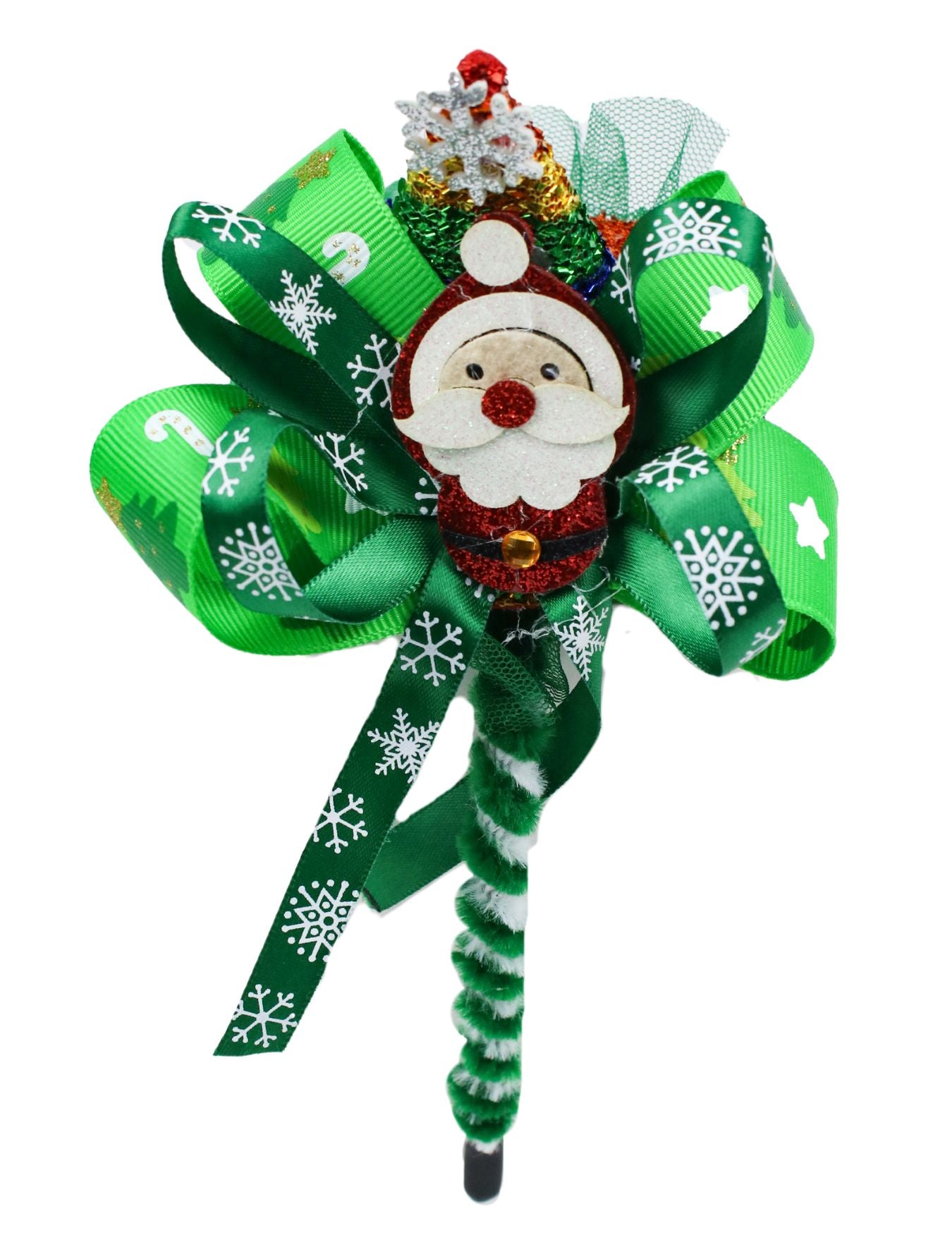 Docena de Elegantes Diademas Navideñas de Sombreritos con Astas de Reno Varios Personajes