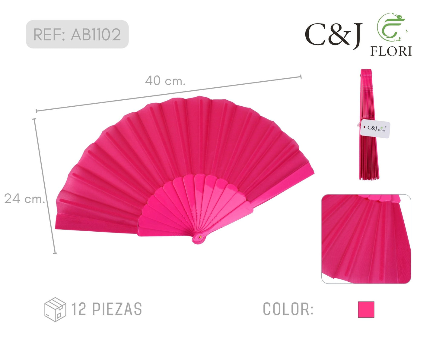 96 Abanicos Ideal para Bodas, Eventos, Fiestas y Baile