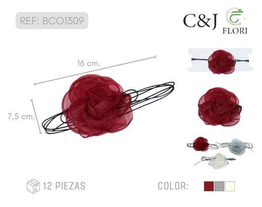 Docena De Gargantilla De Flores