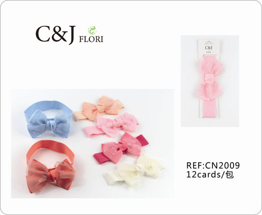 Docena Cinta Para Cabello De Moño Con Detalle De Estrellas Multicolor