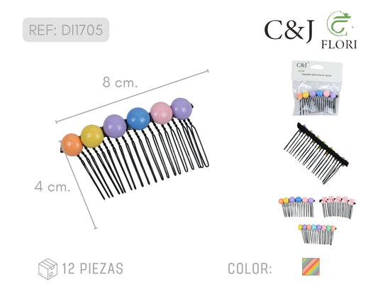 Set 12 Peinetas Chica Invisibles para el Cabello Peinado Fácil para Niñas de Personajes