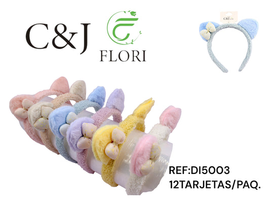 Diadema de peluche-DI5003