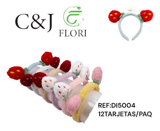 Diadema de peluche-DI5004