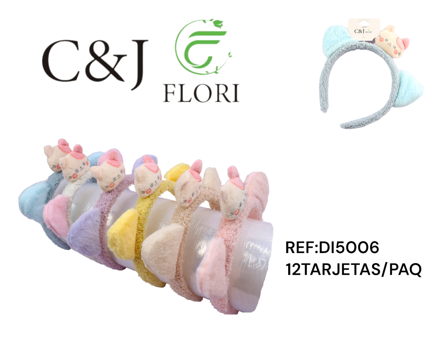 Diadema peluche-DI5006