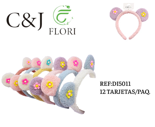 Diadema de peluche-DI5011