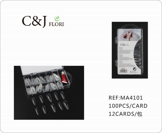 12 Paquetes de Tips para Uñas Tallas Surtidas