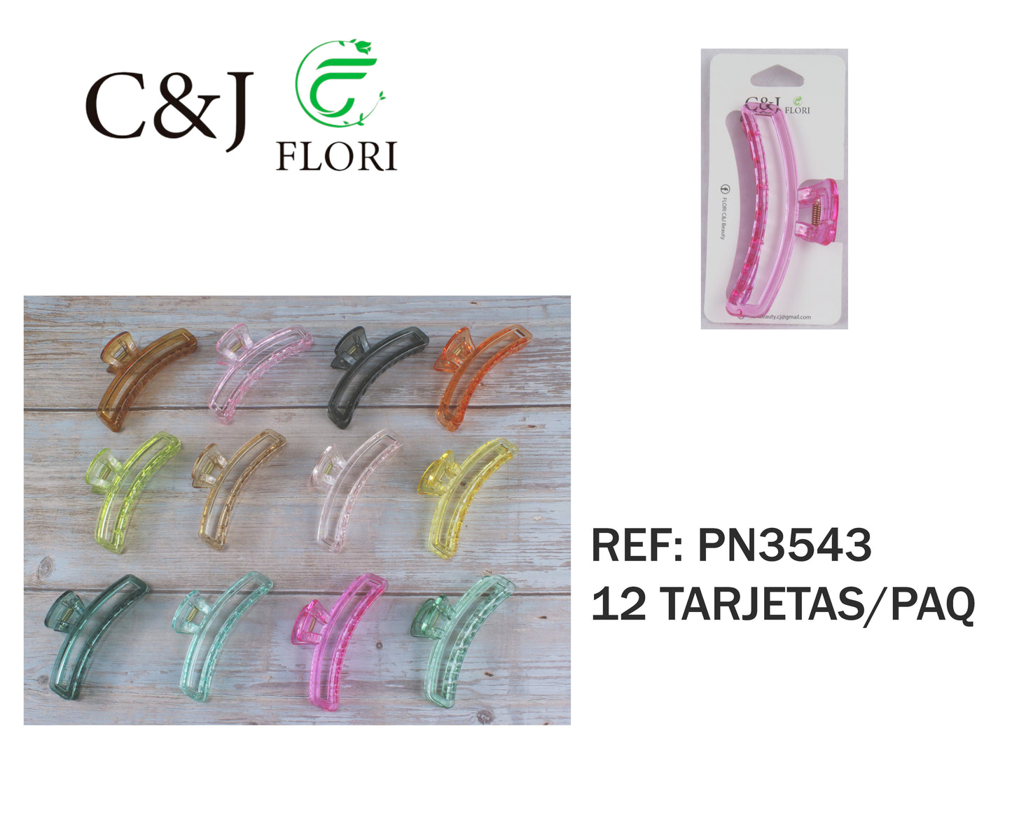 Pinza para el cabello-PN3543