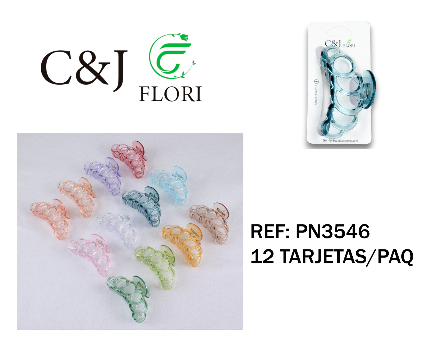 Pinza para el cabello-PN3546