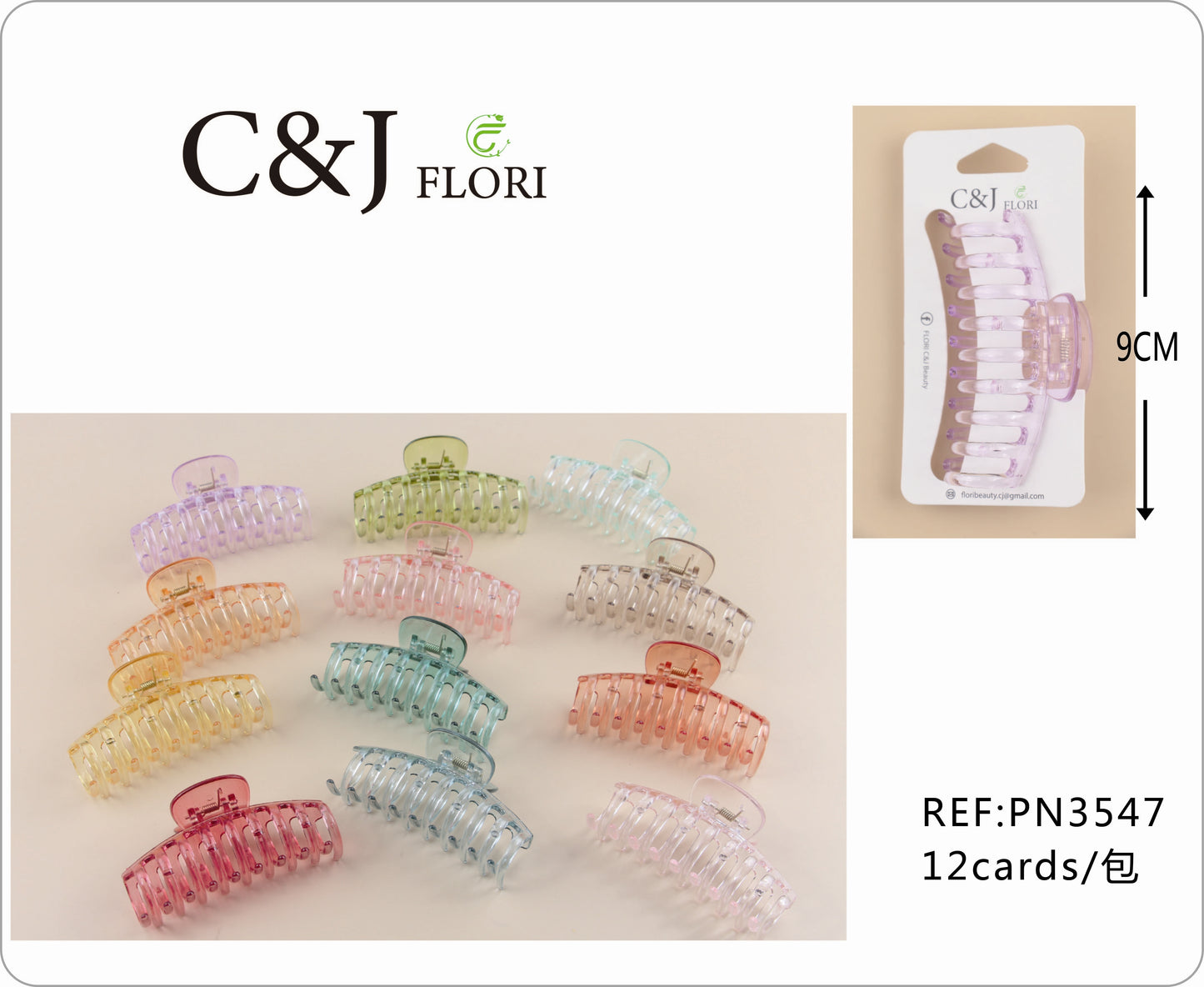 Pinza para el cabello-PN3547