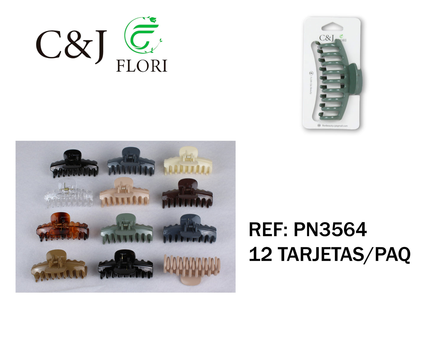 Pinza para el cabello-PN3564