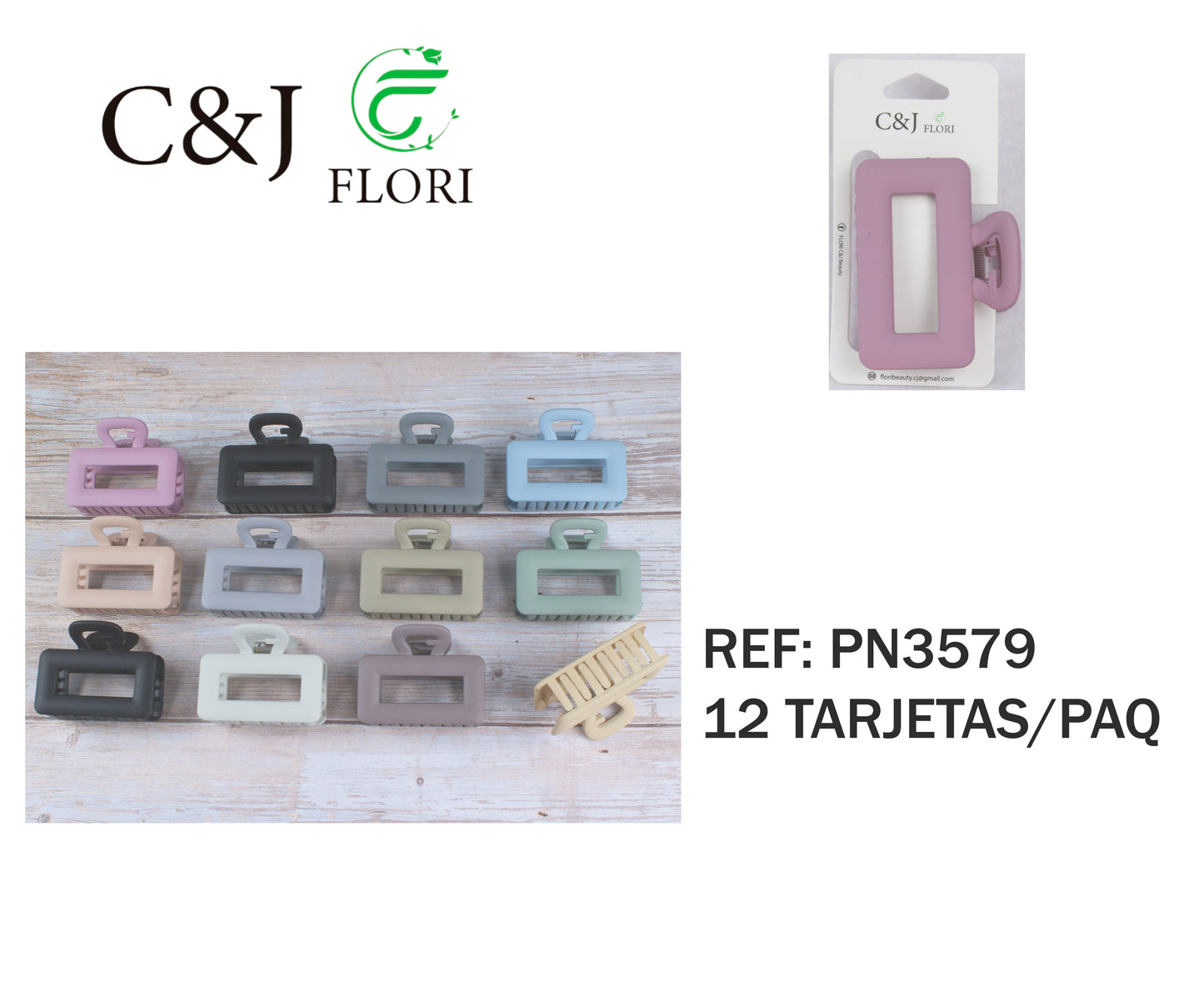 Pinza para el cabello-PN3579