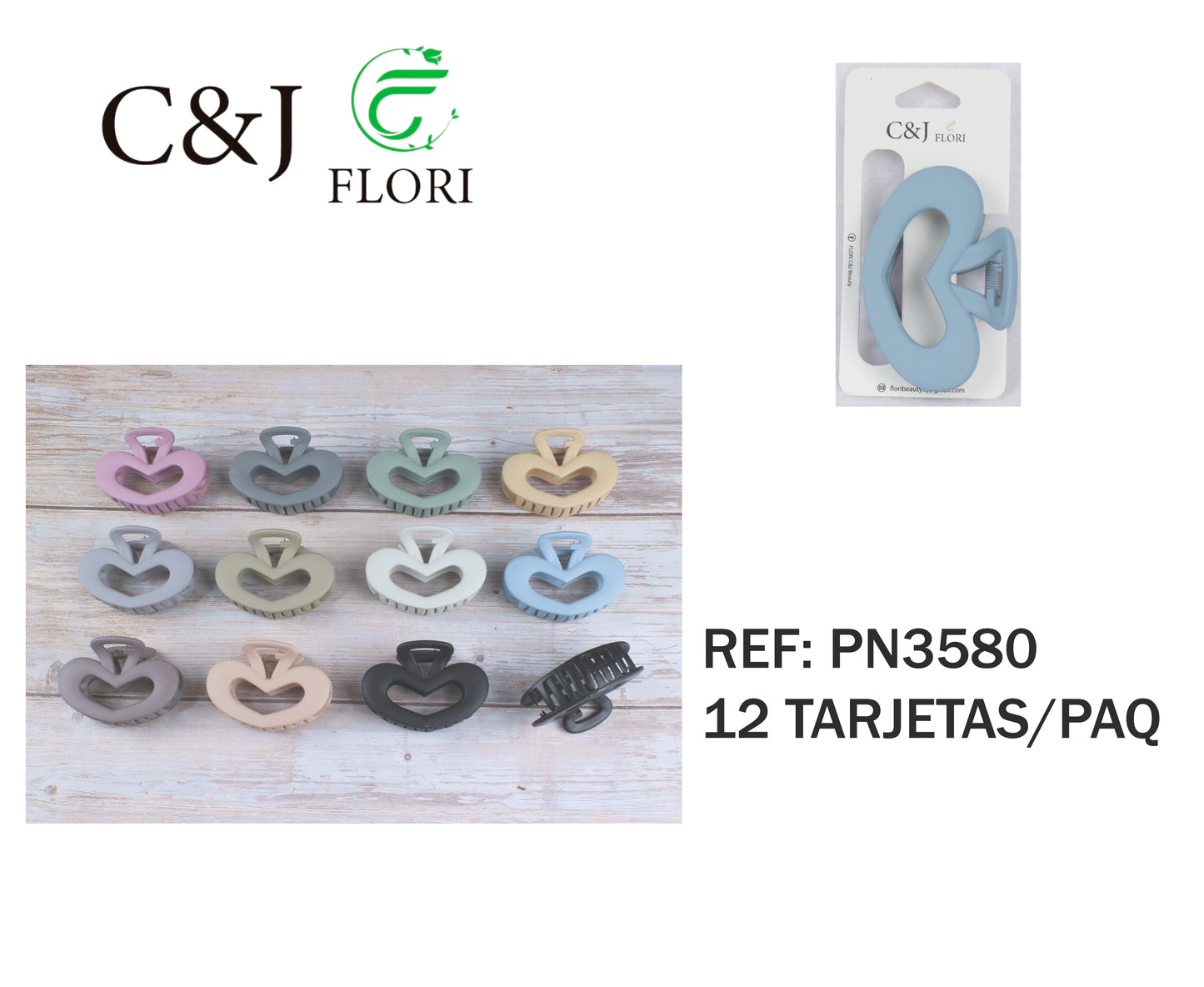 Pinza para el cabello-PN3580