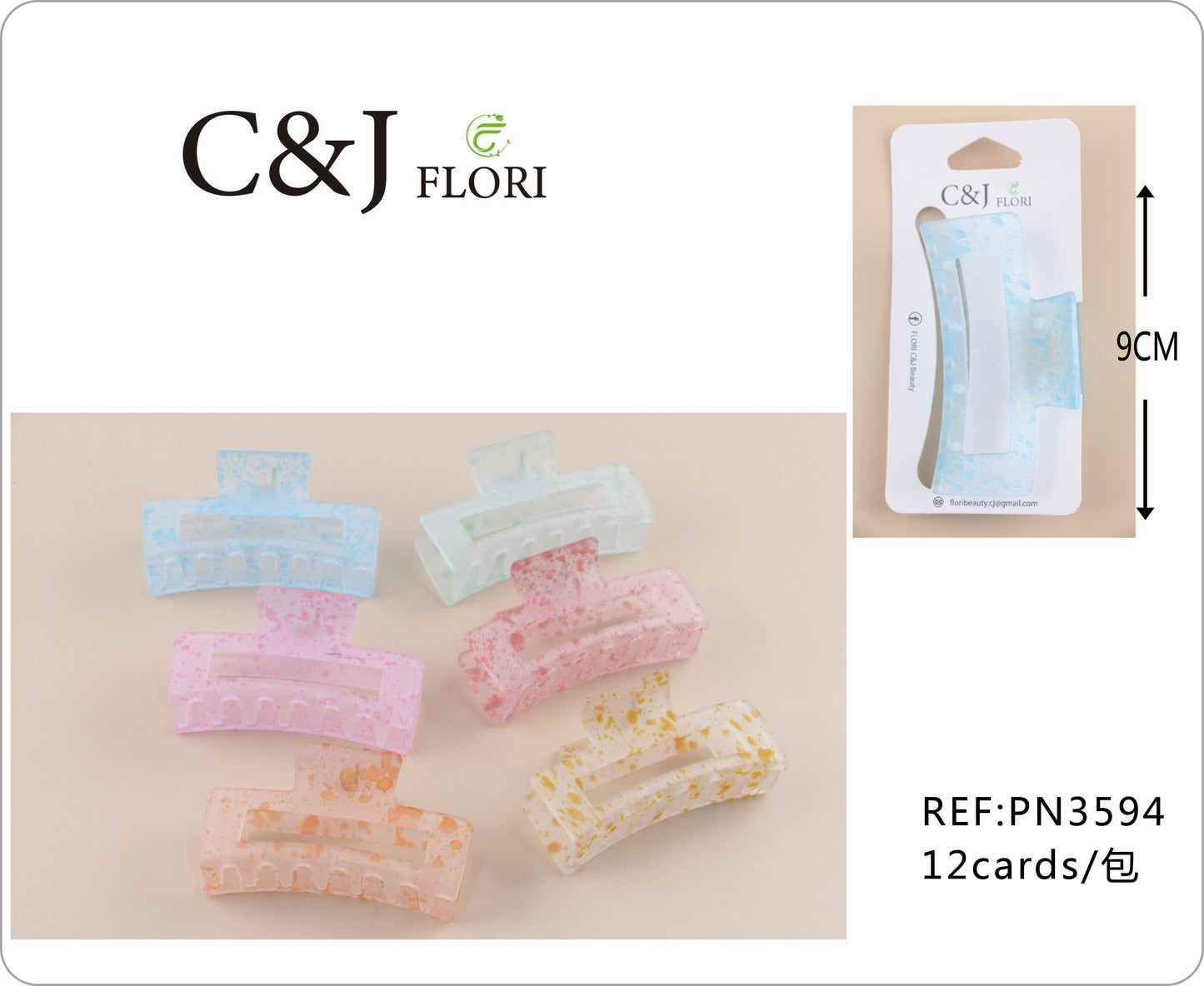 Pinza para el cabello-PN3594