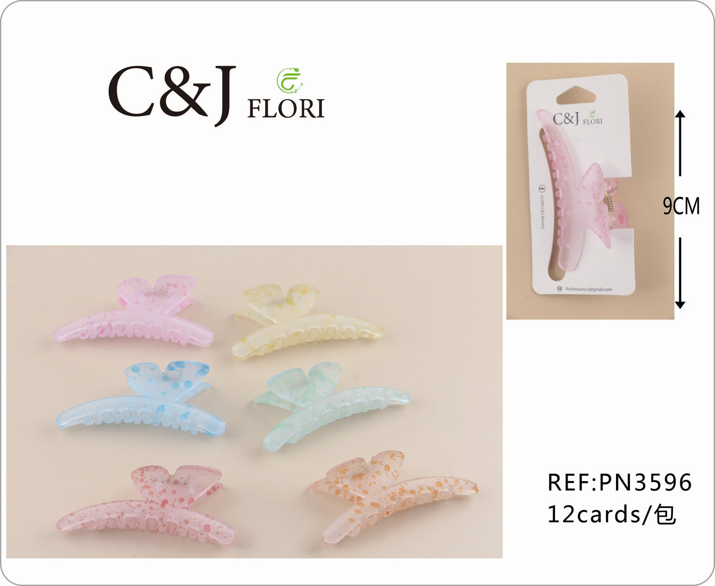 Pinza para el cabello-PN3596