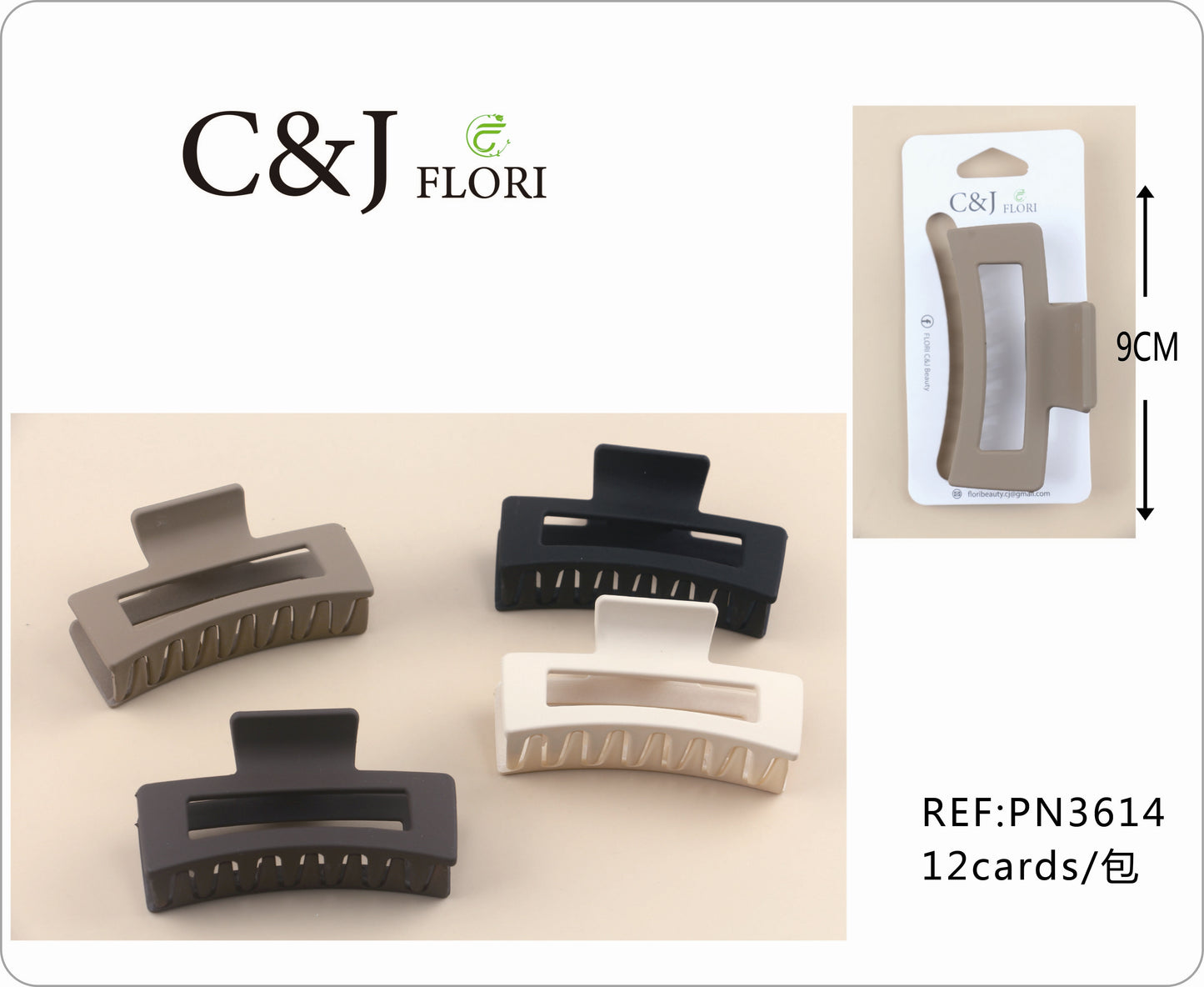 Pinza para el cabello-PN3614