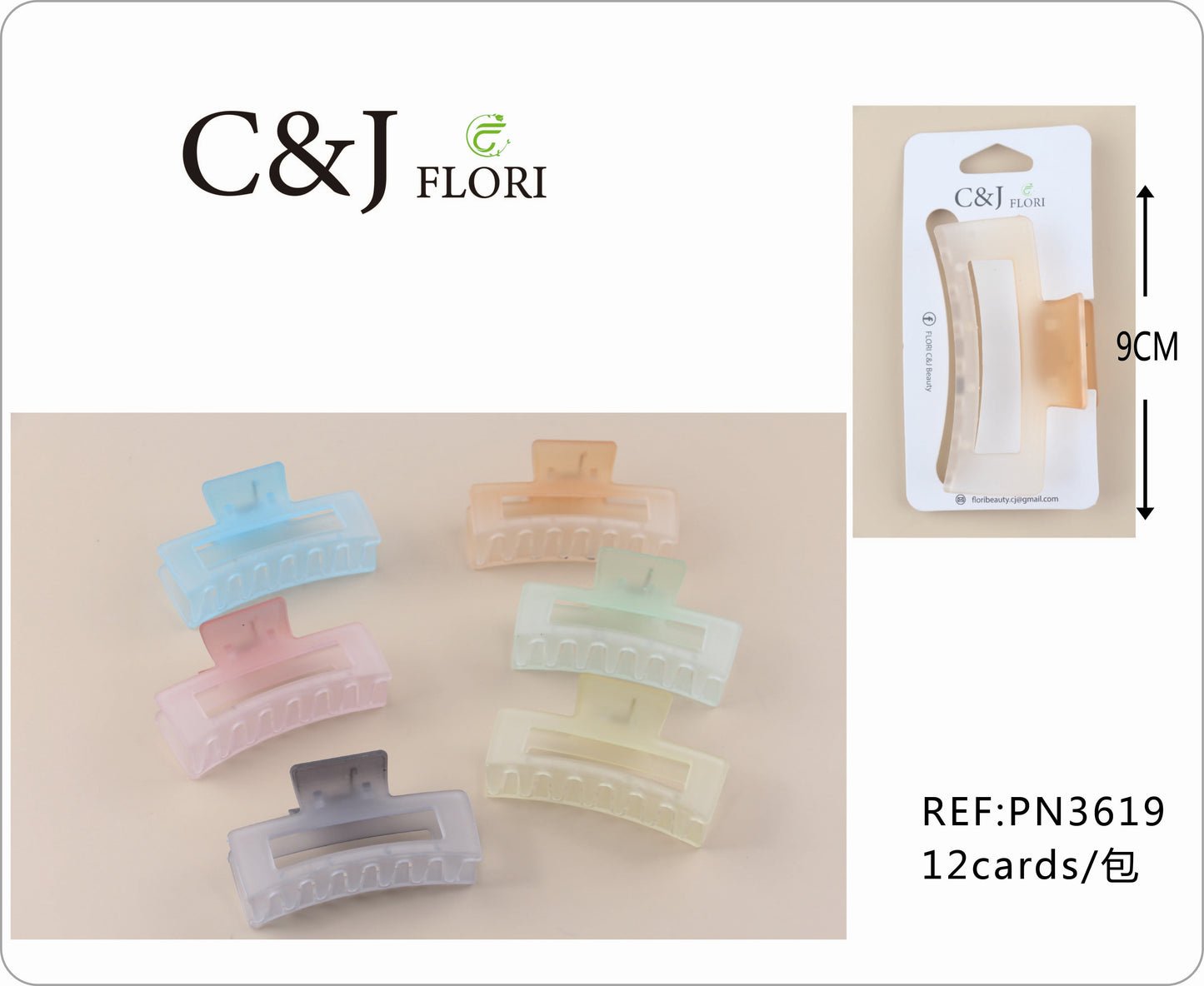 Pinza para el cabello-PN3619