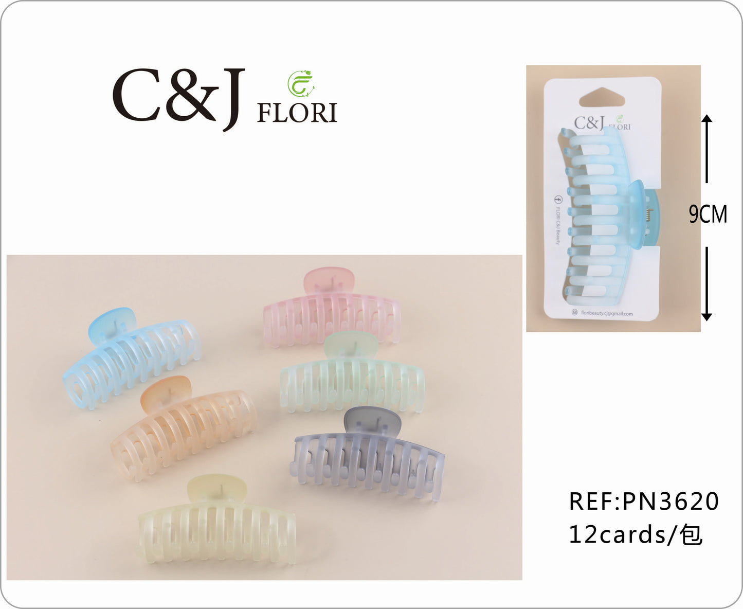 Pinza para el cabello-PN3620