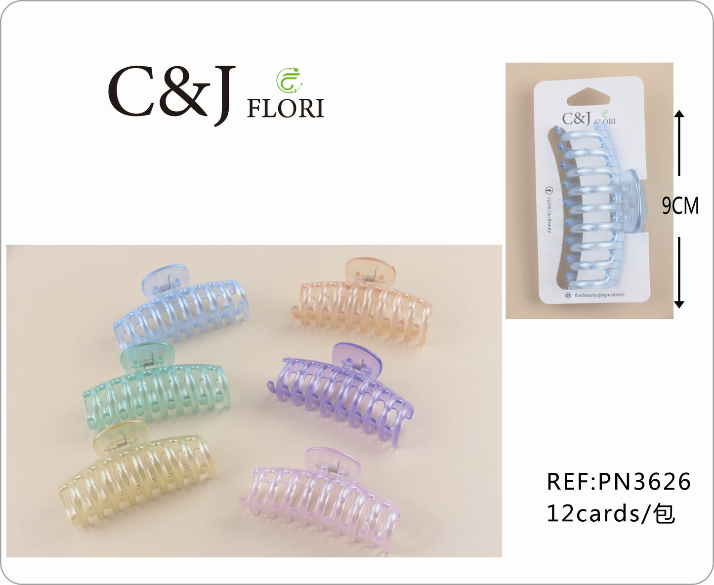 Pinza para el cabello-PN3626