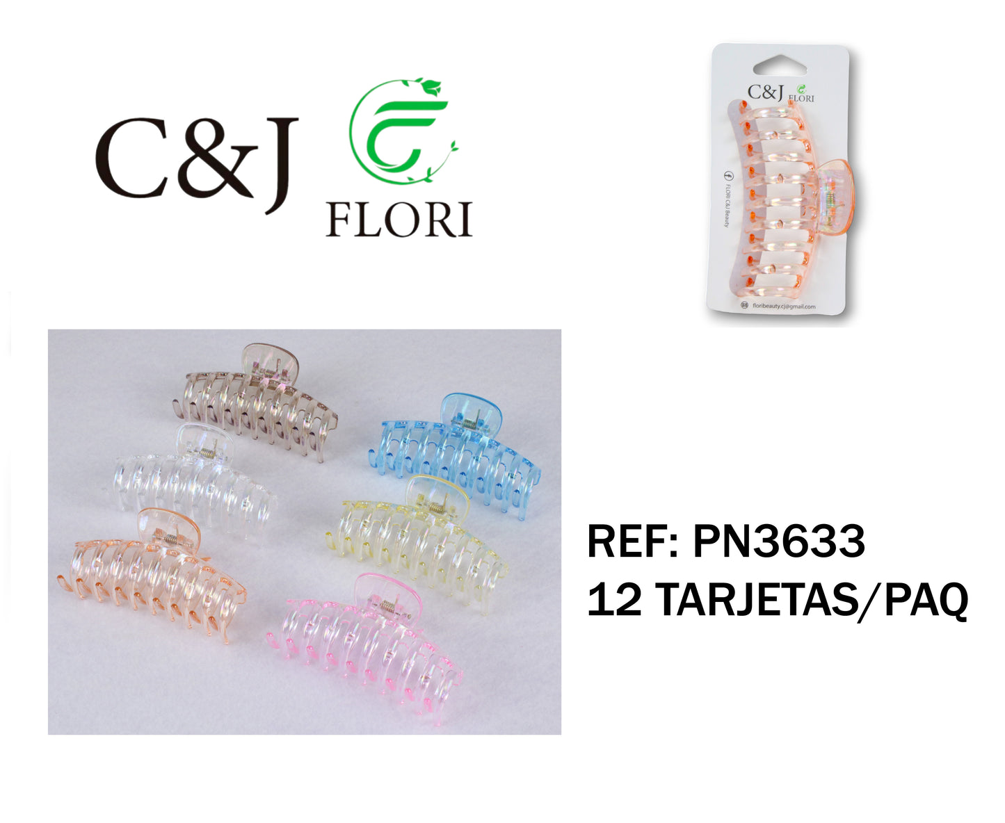 Pinza para el cabello-PN3633