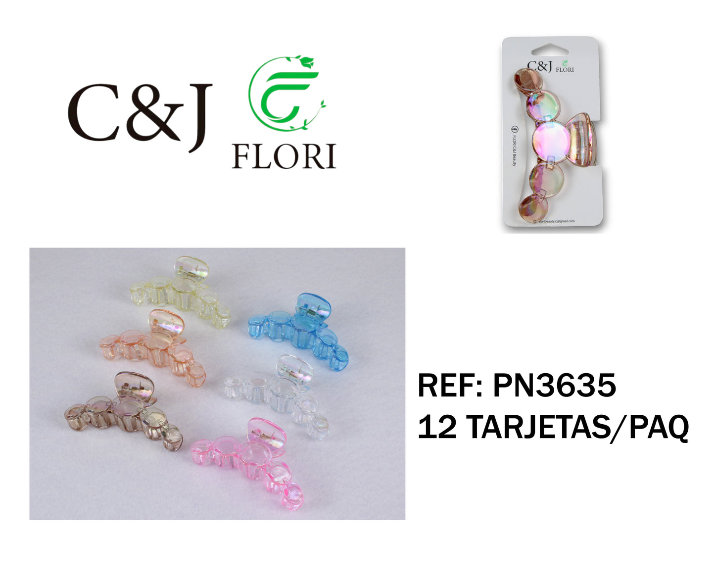 Pinza para el cabello-PN3635