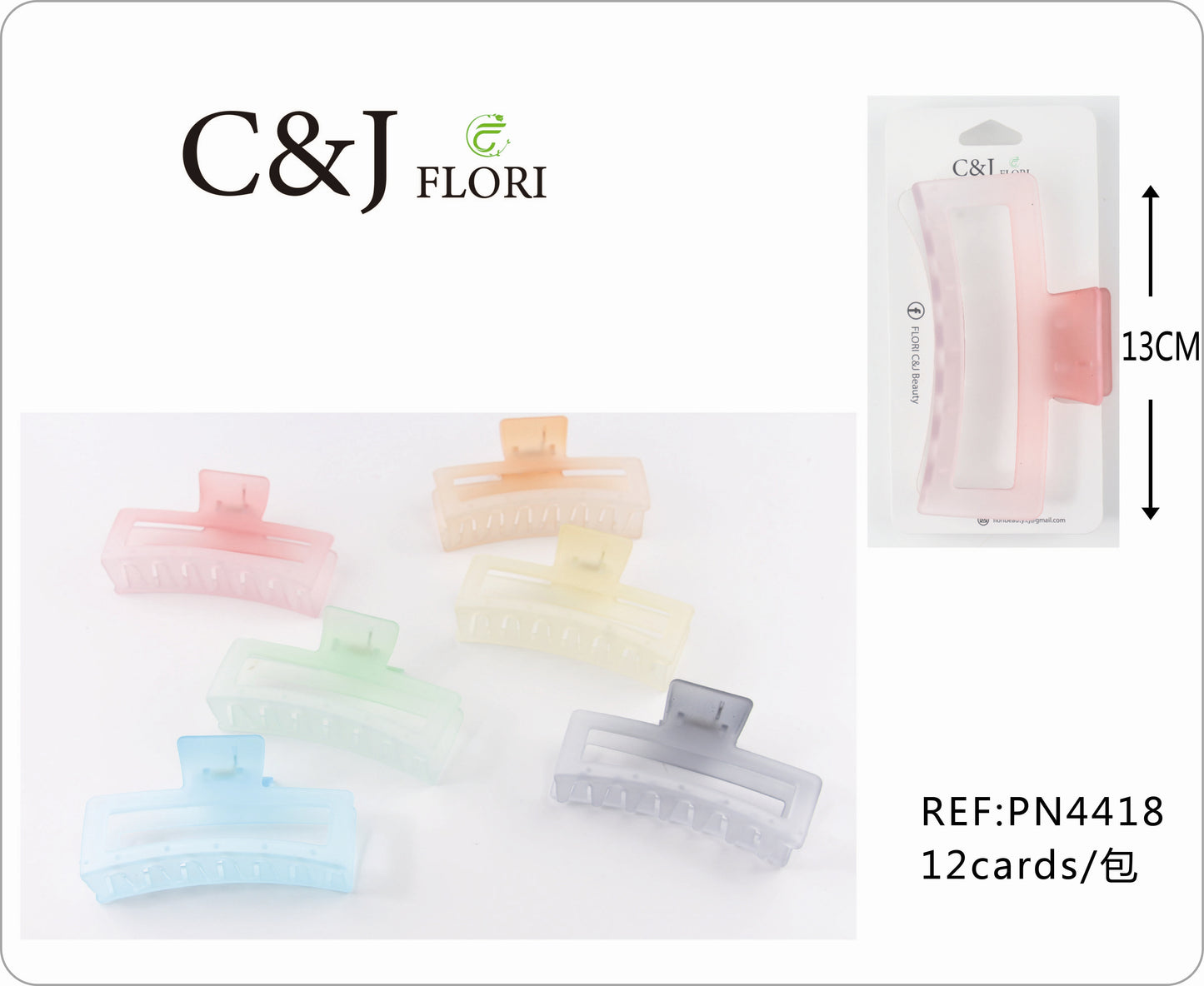 Pinza para el cabello-PN4418